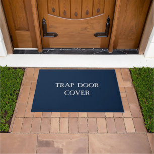 "TRAP TÜR COVER" lustiges Introvertieren Doormat Fußmatte