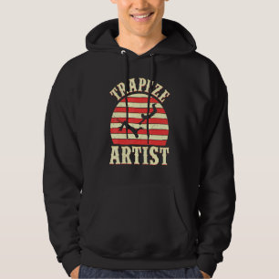 Trapez Zirkus Trapez Artist Kostüm Hoodie