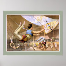 Trapeze Artists Vintag Theaterposter