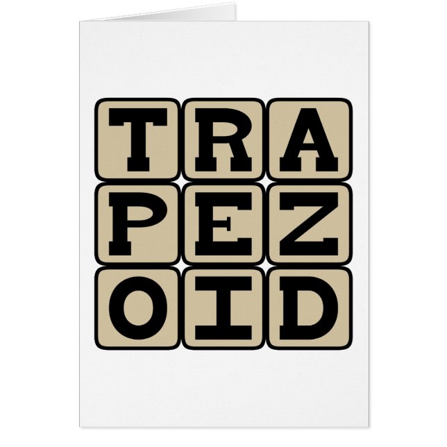 Trapèze, Polygone à cinq côtés (Devant)