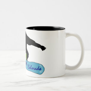 Trapezfehlercolorado-Kaffee-Tasse Zweifarbige Tasse
