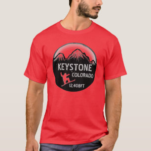 Trapezfehlercolorado rotes T-Shirt