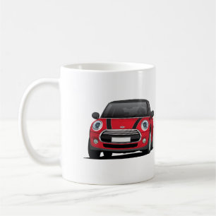 Trappe de M (F56) tasse de deux images, rouge -