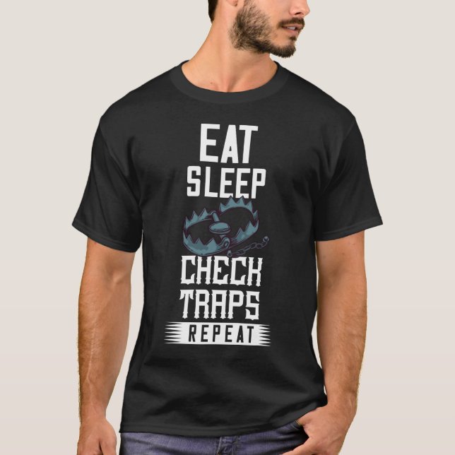 Trapper Trapper Trapping Geschenk Snare Trap Pelzh T-Shirt (Vorderseite)