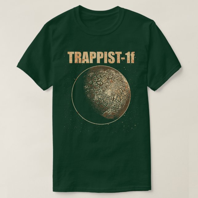 TRAPPIST1f Exoplanet Planet T-Shirt (Design vorne)