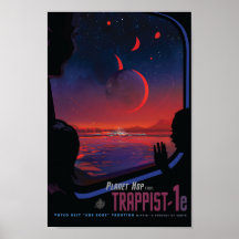 TRAPPIST-1e Exoplanet-Poster