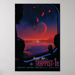 TRAPPIST-1e Exoplanet-Poster Poster