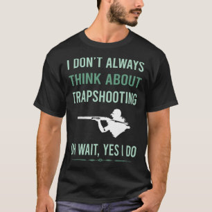 Trapshoottrappe, die das Ziel schießt T-Shirt