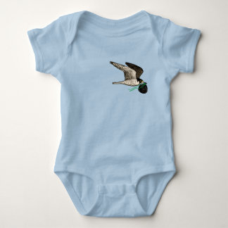 Trash Falcons Muffin 1sie- Baby Blue Baby Strampler
