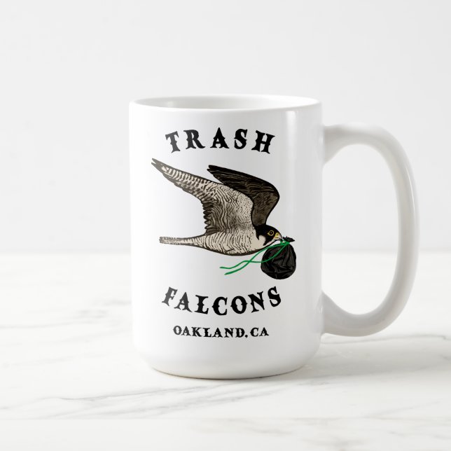 Trash Falcons Offiziell Coffee Tasse (Rechts)