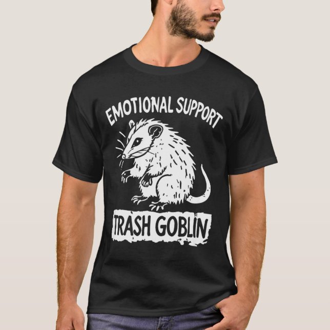 Trash Goblin Ssum Emotional Suprt Funny Meme  T-Shirt (Vorderseite)