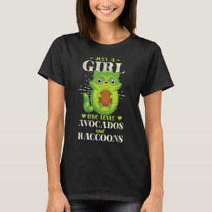 Trash Panda nur ein Mädchen, die Avocados und Rac T-Shirt