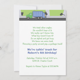 Trash Talking Birthday Einladung
