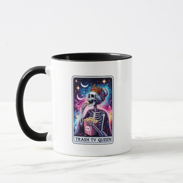 Trash TV Queen Tarot Card Mug (Gauche)
