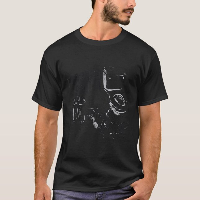 Trashed Panda Funny Drunk Racoon  T-Shirt (Vorderseite)