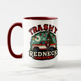 Trashy Redneck Weihnachten Tasse