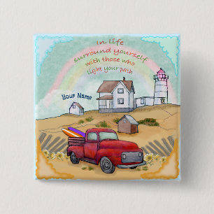 Trasse Lighthouse Button