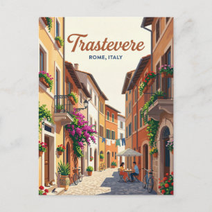 Trastevere Italien Postkarte