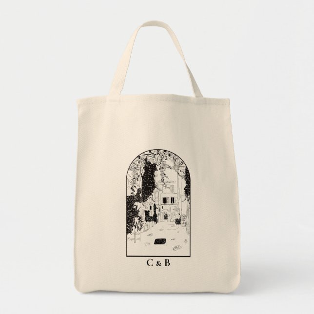 Trastevere, Rom Italien Rom Hochzeit Tragetasche (Vorne)