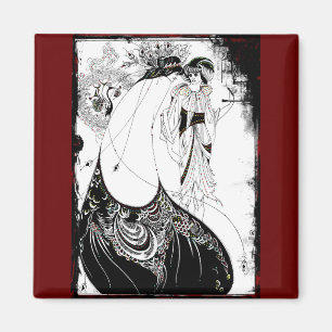 Tratsch in ihren extravaganten Kleidern Magnet