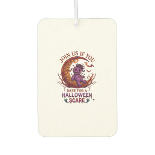Trau dich Halloween-Schreckenslila-Voodoo-Puppe-Zu Autolufterfrischer