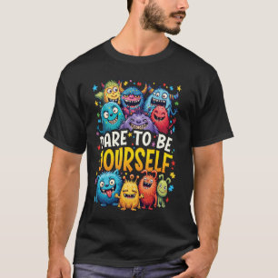 Trau Dich Selbst Zu Autismus-Bewusstsein Superheld T-Shirt
