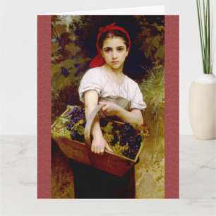 Traube Harvester Birthday Karte