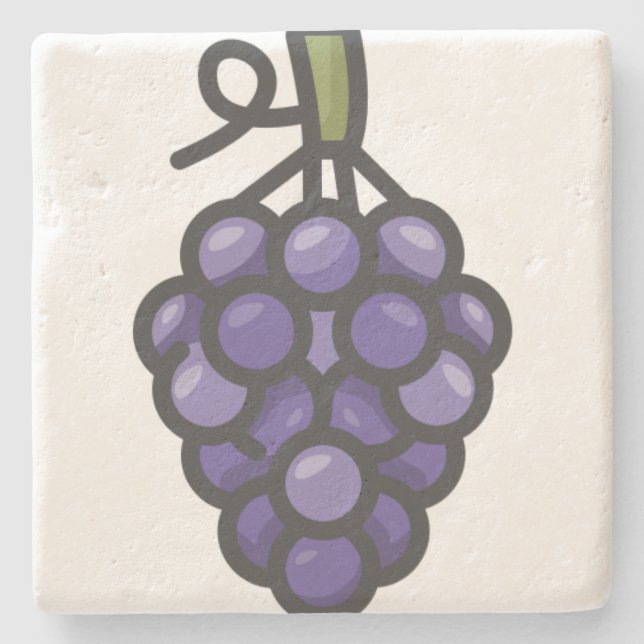 Traube Steinuntersetzer (Vorderseite)