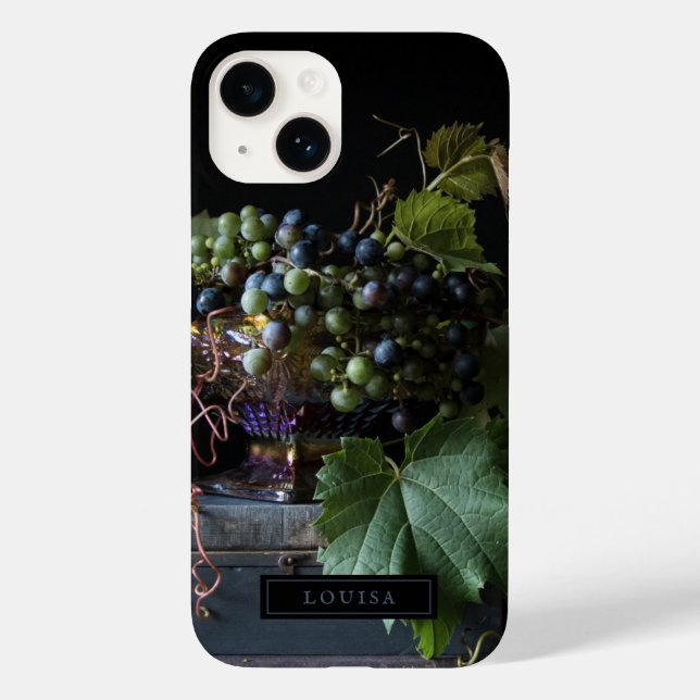 Trauben Botanischer Stillleben iPhone Fall Case-Mate iPhone 14 Hülle (Rückseite)