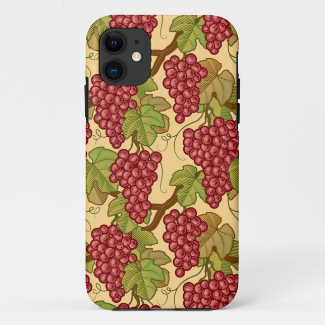 Trauben Case-Mate iPhone Hülle (Rückseite)