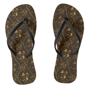 Trauben Dekor Flip Flops