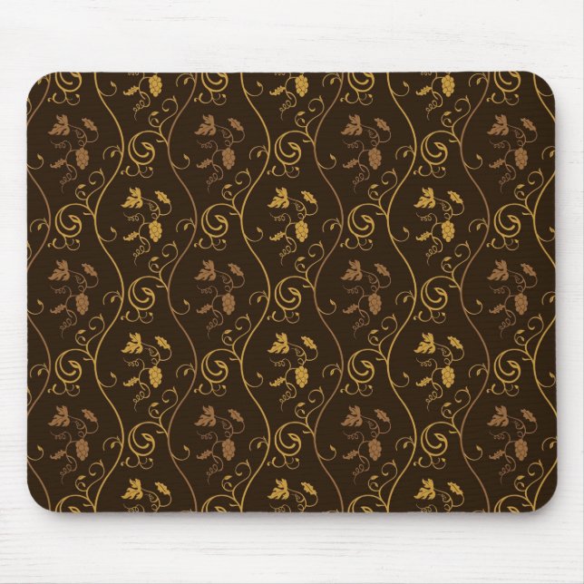 Trauben Dekor Mousepad (Vorne)