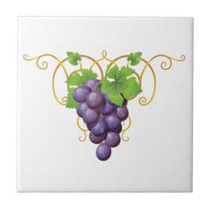 Trauben Druckfolie Fliese