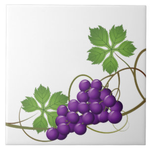 Trauben Druckfolie Fliese