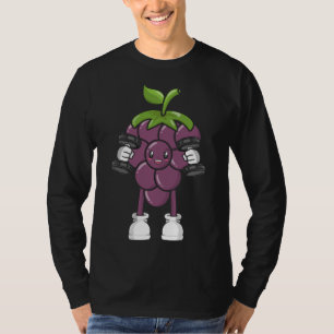 Trauben, Frucht Kostüm Workout Bodybuilding Heben  T-Shirt