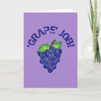 Trauben (groß) Job Lila Trauben Bunch Glückwünsche