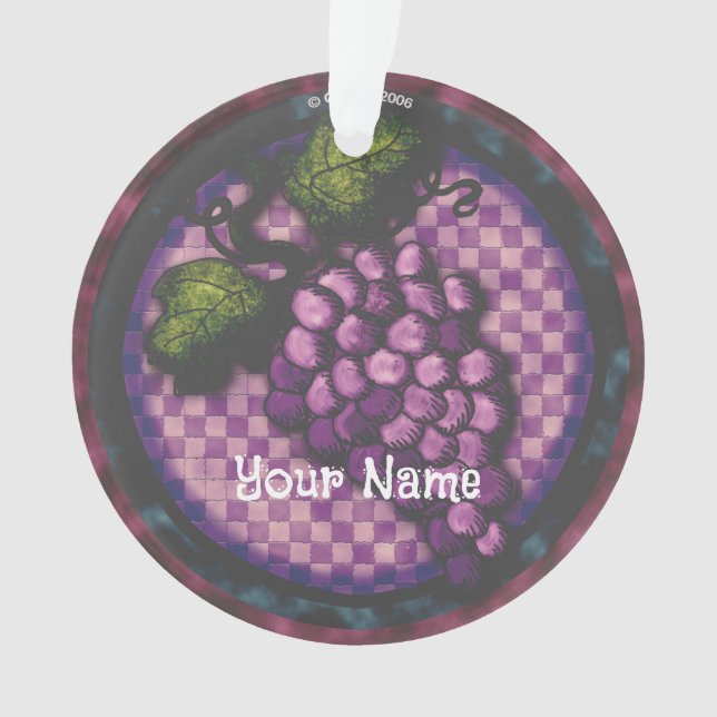 Trauben Ornament (Vorderseite)