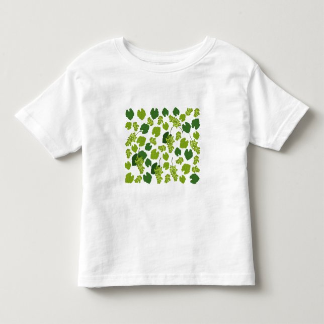 Trauben und Blätter Kleinkind T-shirt (Vorderseite)