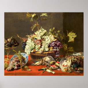 Trauben und Spiel - Frans Snyders Kunst Poster