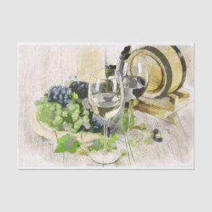 Trauben und Weinpapier Seidenpapier