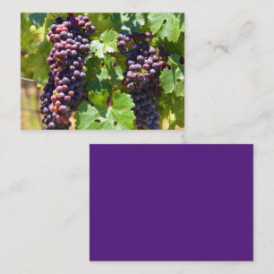 Trauben Visitenkarte