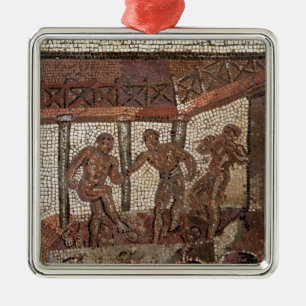 Trauben, von Heilig-Römisch-en-Gallone treten Silbernes Ornament
