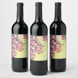 Trauben Weinflasche Boutique Weinroute Mendrisiott Weinetikett