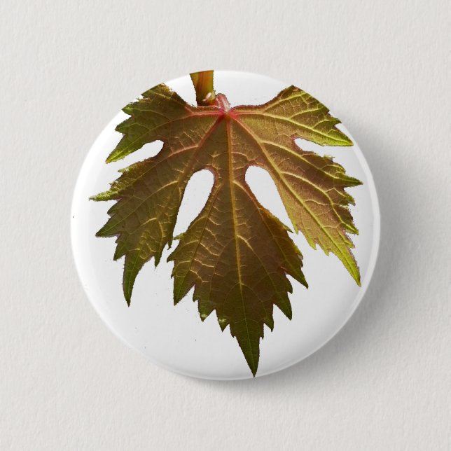 Traubenblatt Button (Vorderseite)