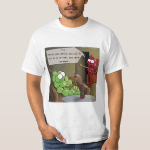 Traubenbruch Funny Food, Wine & Marriage Comic T-Shirt