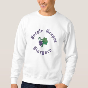 Traubencluster bestickt auf Shirt