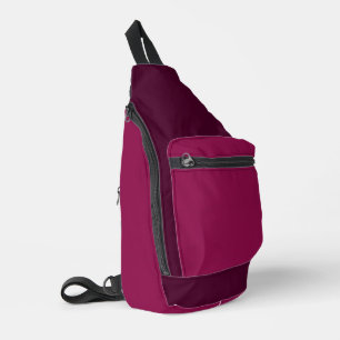 'Traubenfarbenes' Gürteltasche Crossbody Bag