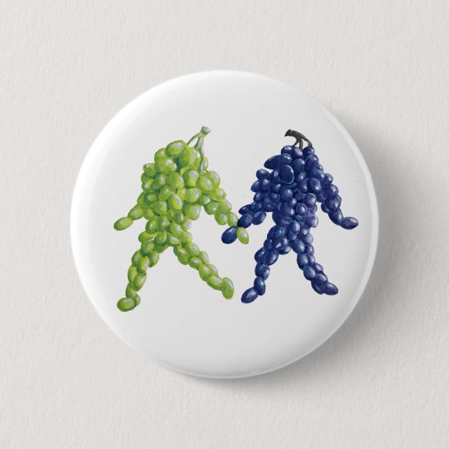 Traubenfreunde Button (Vorderseite)
