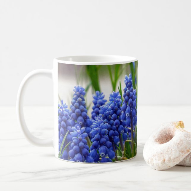 TraubenHyakinth Kaffeetasse (Mit Donut)