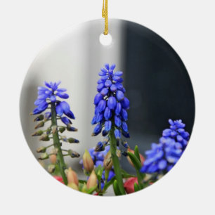 Traubenhyakinth Keramikornament